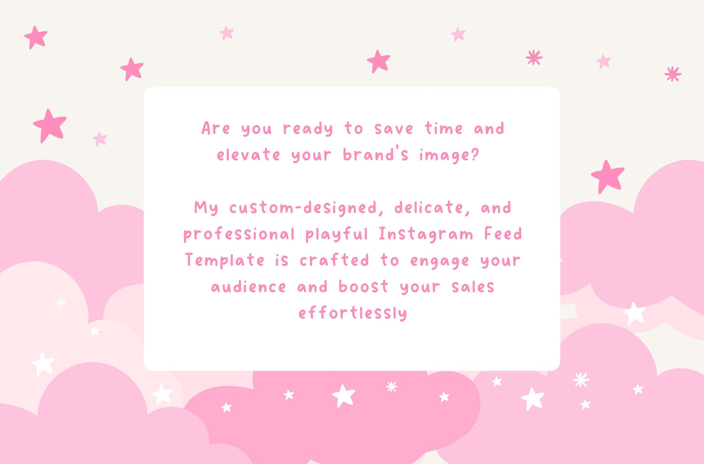 Plantilla de paquete de Instagram rosa, divertida y linda, editada por Canva