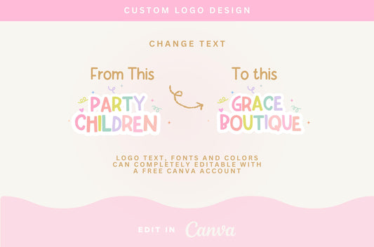 Logotipo colorido: diseño bohemio retro de moda para pequeñas empresas, logotipos modernos y brillantes para boutiques y una marca divertida.