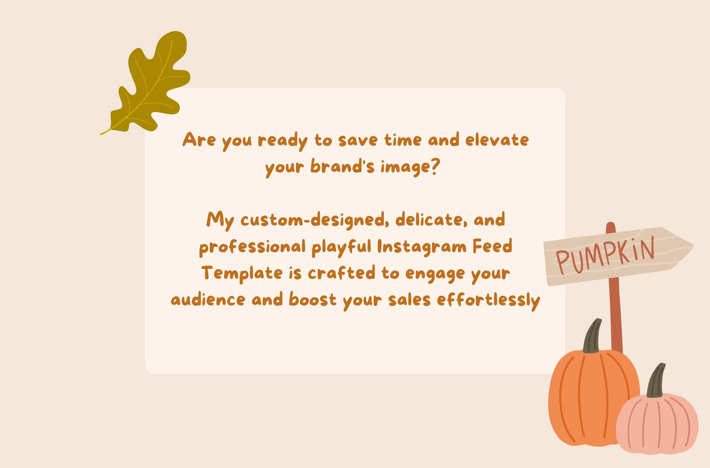 Plantillas de Instagram de otoño en Canva - Ideas para historias de Instagram de otoño - Plantillas para publicaciones de Instagram de otoño - Instagram de Halloween