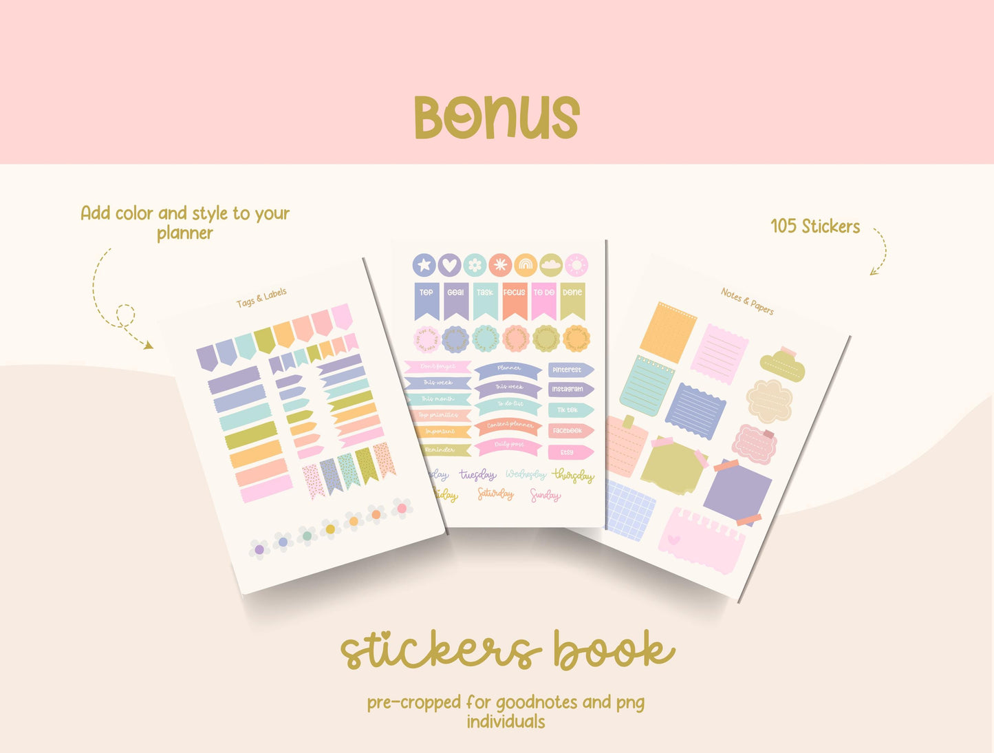 Planificador de cuidado personal / Planificador digital / Planificador GoodNotes / Planificador de iPad / Planificador diario / Salud mental Mindfulness Sanación Ansiedad Amor propio