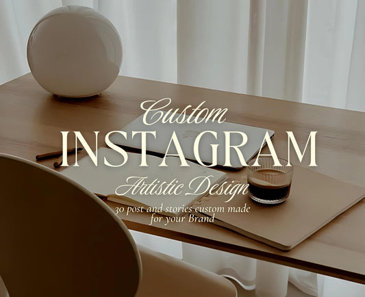 Servicio de diseño de Instagram personalizado para propietarios de empresas