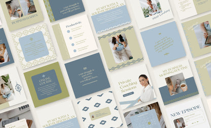 Plantilla de feed de Instagram para Business Coach / Canva: plantillas de publicaciones / Marketing digital / Pequeñas empresas y personas influyentes