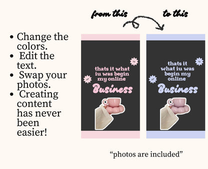 Plantilla de publicación viral neutra para Instagram: estética femenina para influencers, coaches de redes sociales y profesionales del marketing.