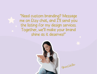 Plantilla de tarjeta de agradecimiento Rainbow Star / Tarjeta de presentación pequeña / Diseño de marca / Empaque de marca / Agradecimiento al cliente