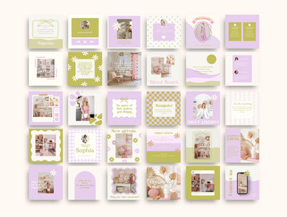 Plantilla de Instagram moderna y de tendencia para influencers y entrenadores de estilo de vida / Plantilla de feed de Instagram / Plantilla de interacción / Tendencias de plantillas de Canva