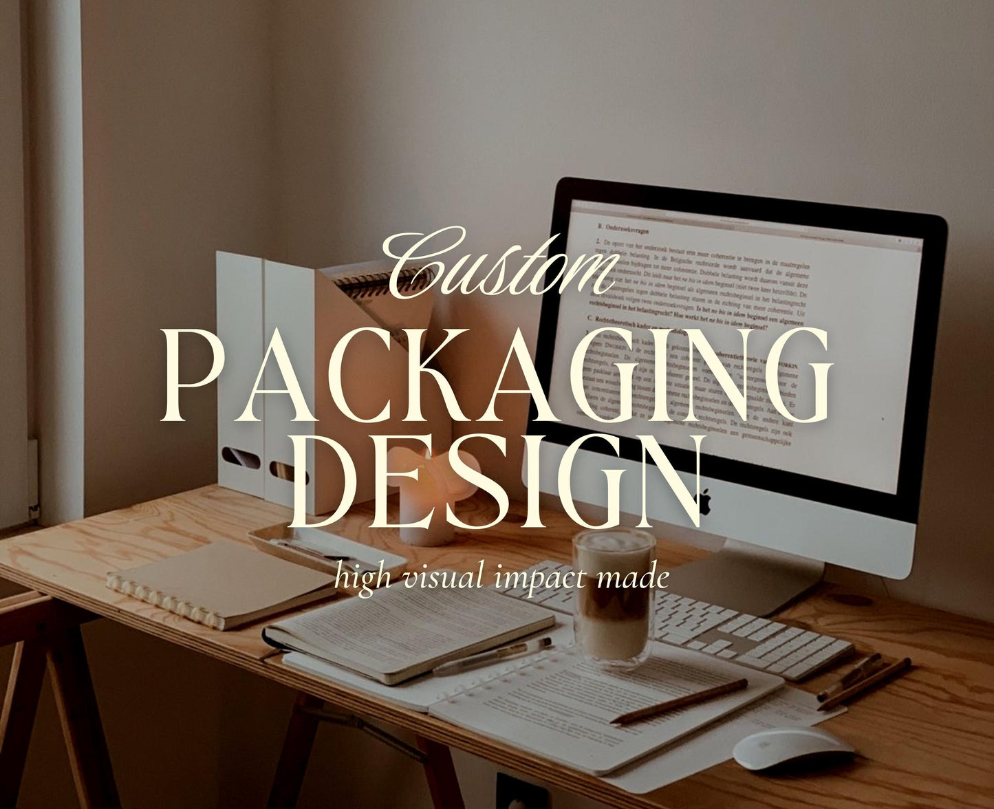 Diseño de embalaje personalizado Paquete completo