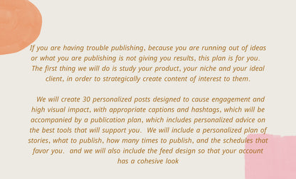 Planificación de contenido personalizado para Instagram